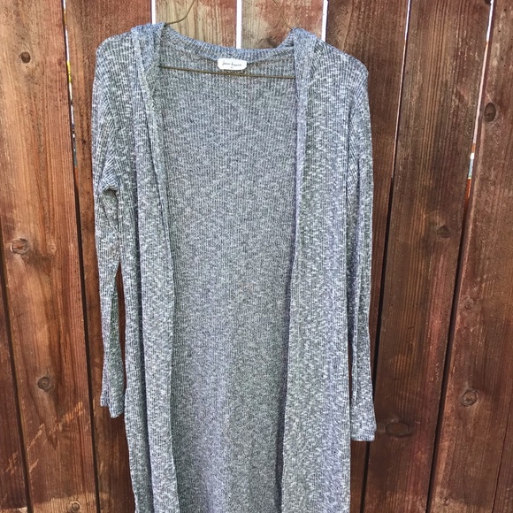 Free Kisses Sweaters - ❗️FINAL PRICE ❗️Free Kisses | Long Grey Cardigan